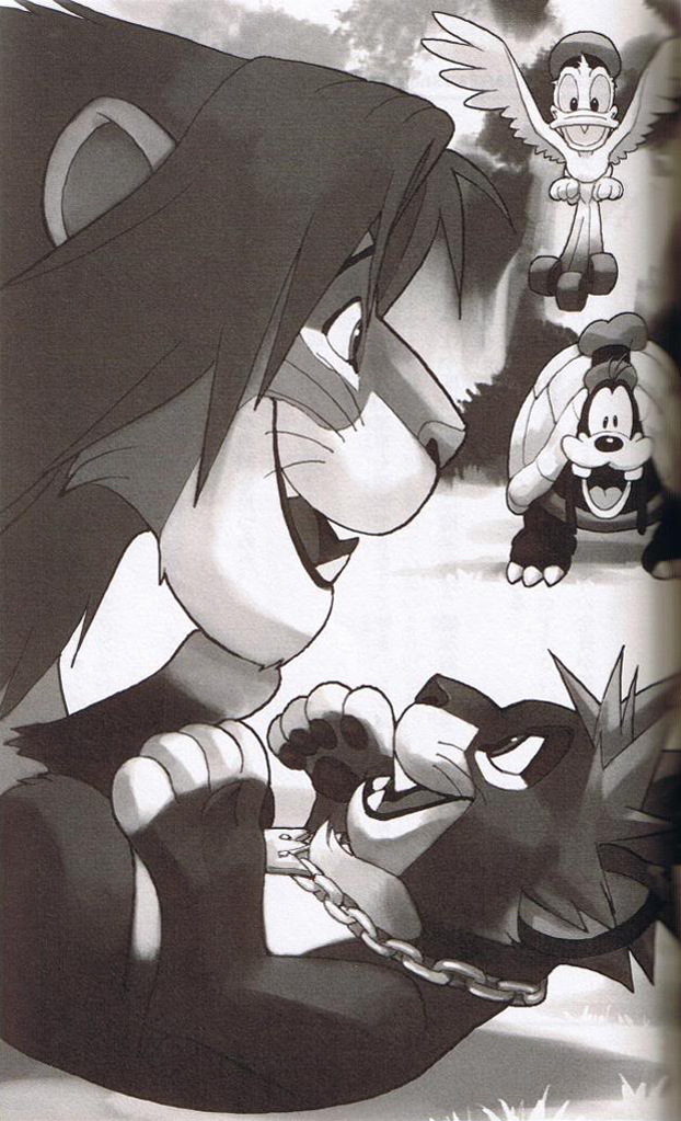 FileSora and Simba KHII Novel.png Kingdom Hearts Wiki, the Kingdom Hearts encyclopedia