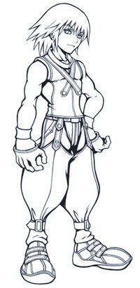 Riku (KH) (Line Art).png