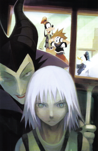 Riku and Maleficent KH Novel.png
