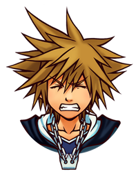 Sora (Hurt) Sprite KHII.png