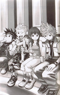 Roxas and Friends KHII Novel.png